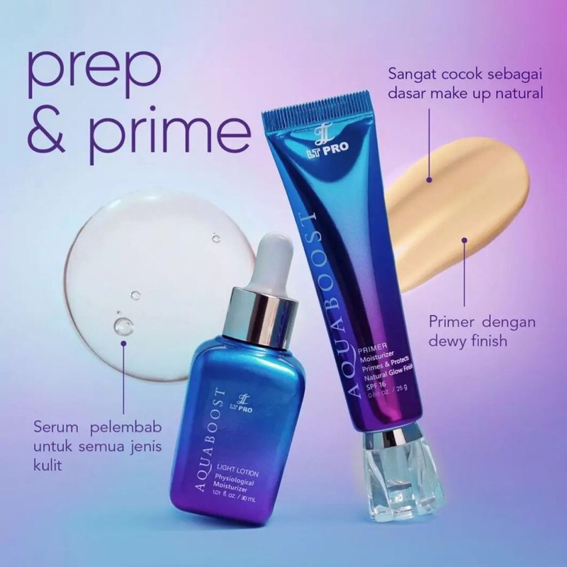 LT PRO AQUABOOST PRIMER & AQUABOOST Light Lotion