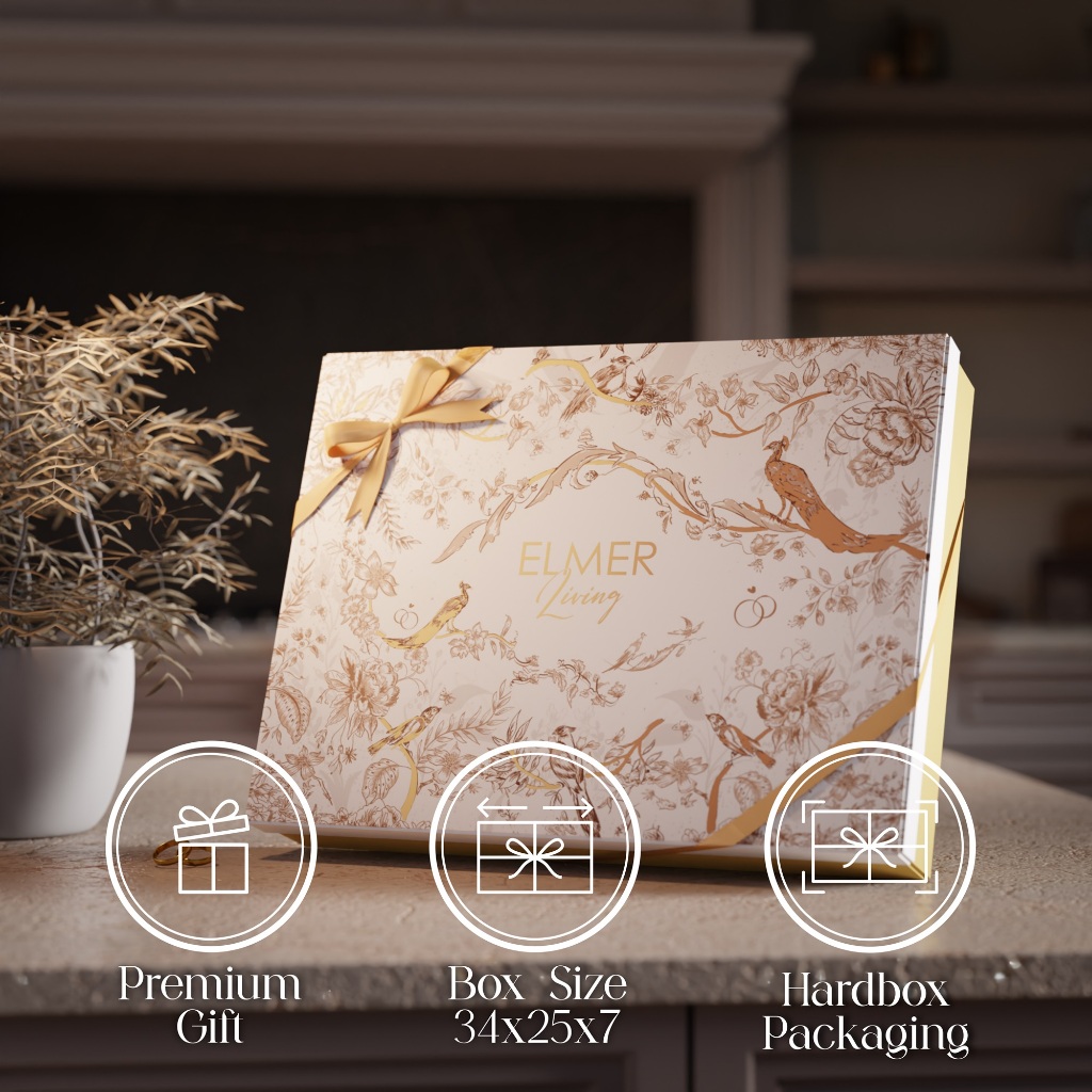 Hot Sale New Deals Hampers Sprei Elmer Living Kado Sprei Exclusive 180X200 Hampers Sprei King Size