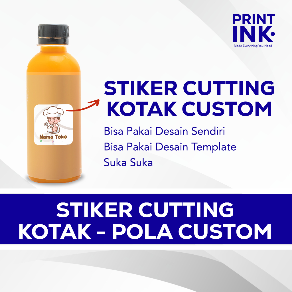 

STIKER CUTTING KOTAK, STIKER CUTTING, LABEL KEMASAN, LABEL MAKANAN, LABEL MINUMAN, STIKER LABEL, STIKER CROMO, STIKER VINIL, CUTTING LABEL