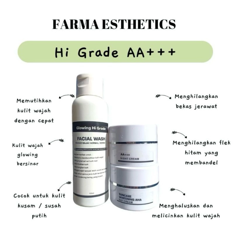 Farmest GLow AA+++ | Whitening ultima | Afg Acne