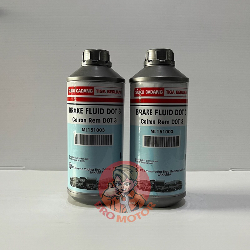 Minyak Rem DOT 3 KTB Tiga Berlian Clear / Bening Mitsubishi Original
