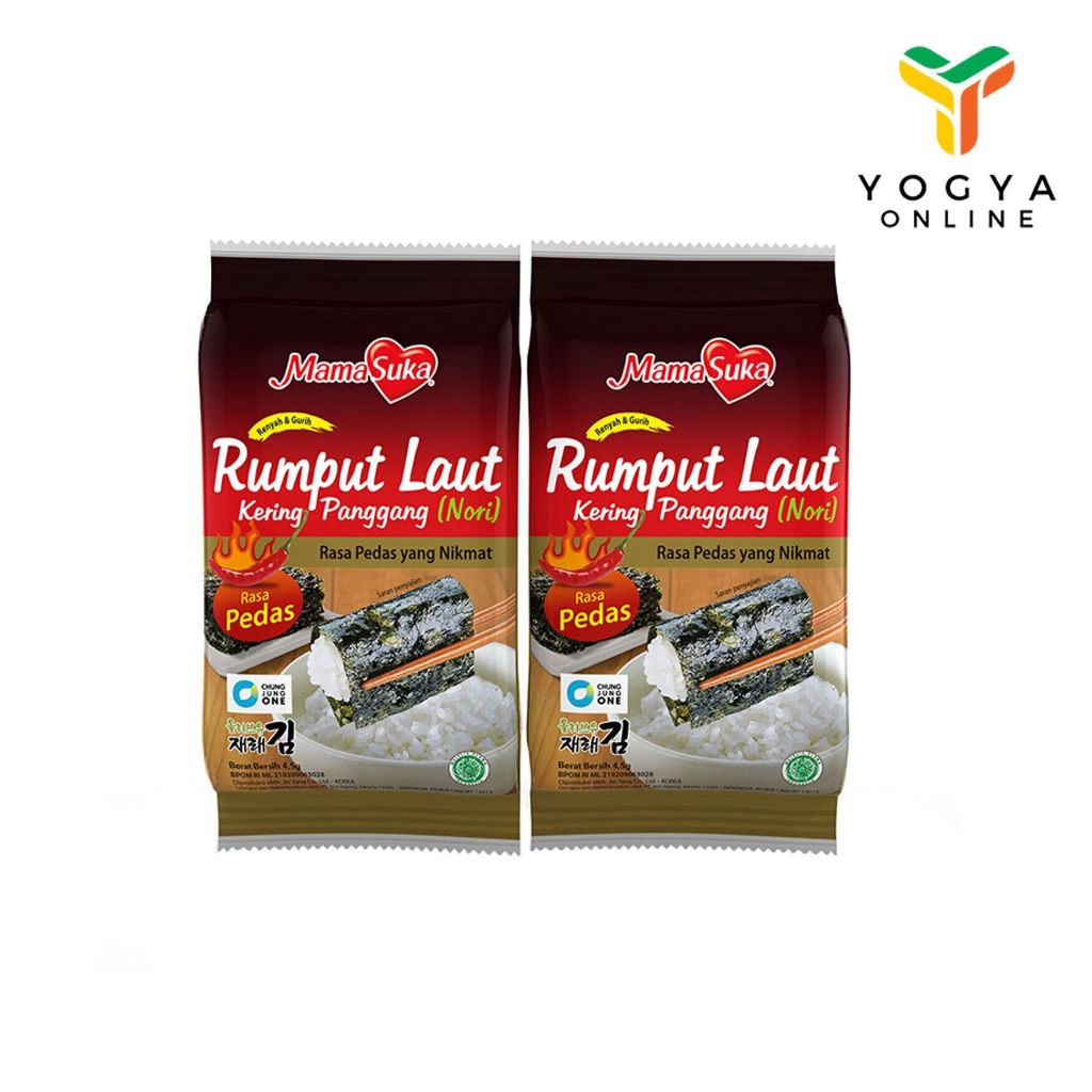 

Mamasuka Rumput Laut Spicy 2X4.5 Gr