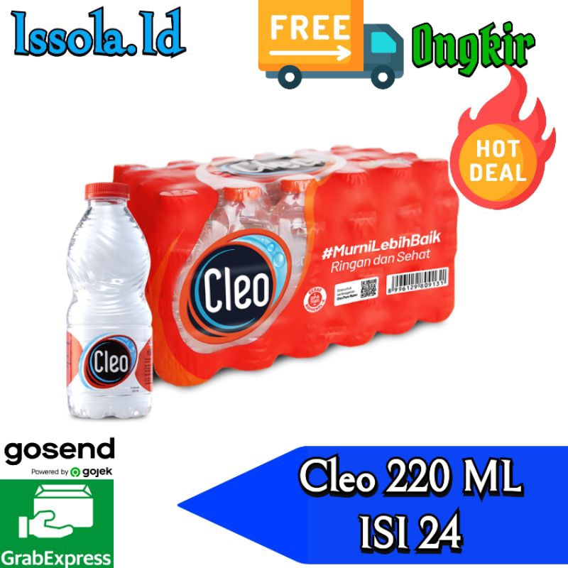 

CLEO AIR MINERAL KEMASAN BOTOL 220 ML × 24 PCS