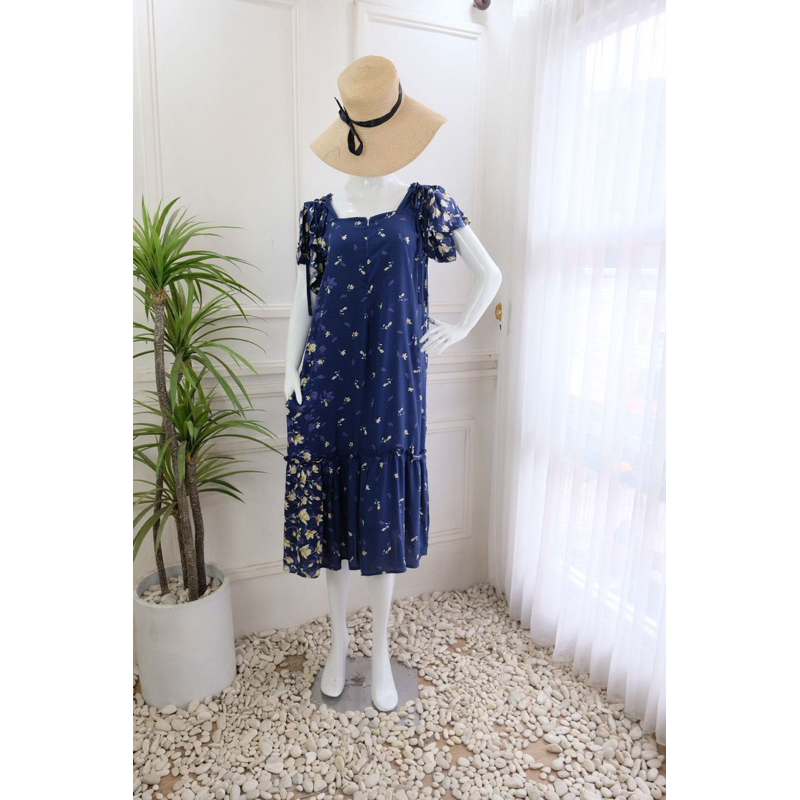 Shelby Dress | Daster Busui Friendly Rayon Premium Motif Kekinian Viral