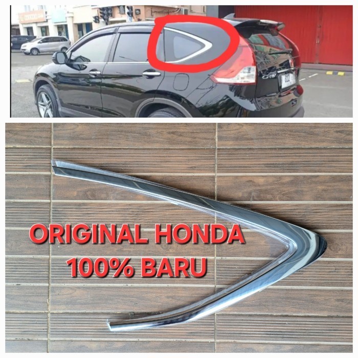Garnish Chrome Kaca Mati Honda Crv Gen 4 Asli