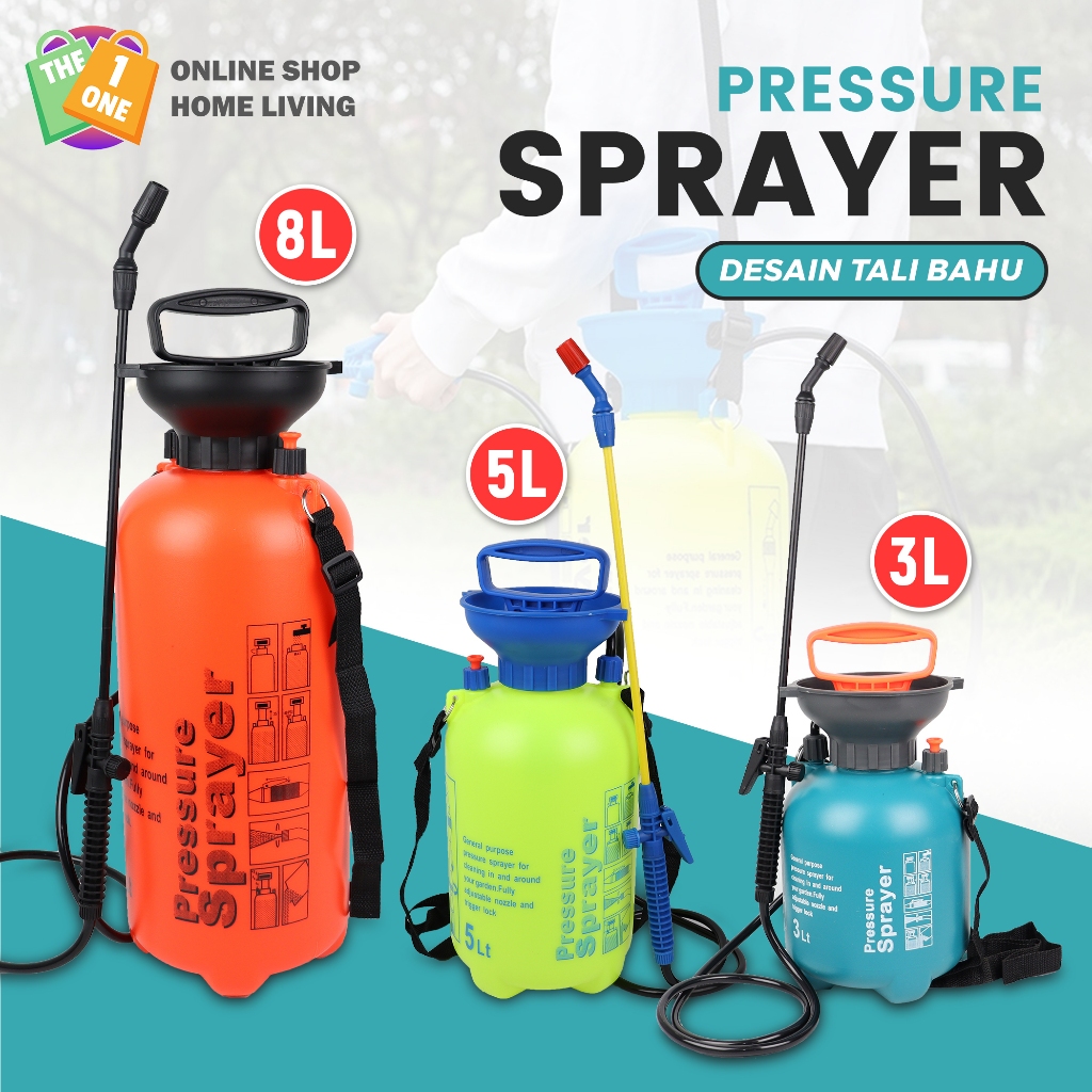 Pressure Sprayer Bottle 3,5 dan 8 Liter Botol Semprotan Tanaman Perkebunan