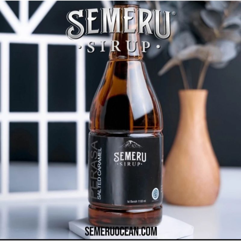 

Salted Caramel Syrup 1100ml - Sirup Semeru Rasa Salted Caramel