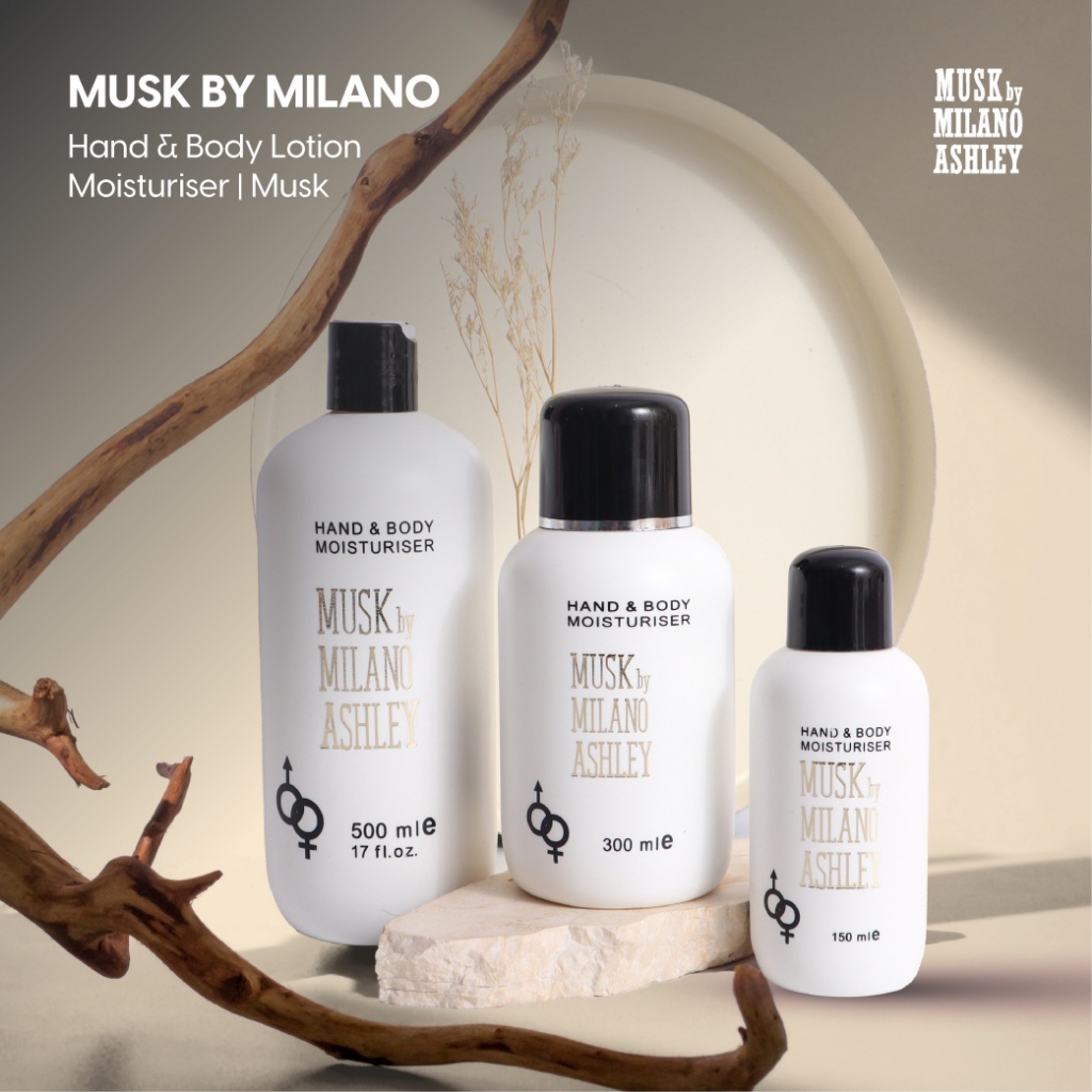 Hand & Body Moisturiser Musk By Milano Ashley