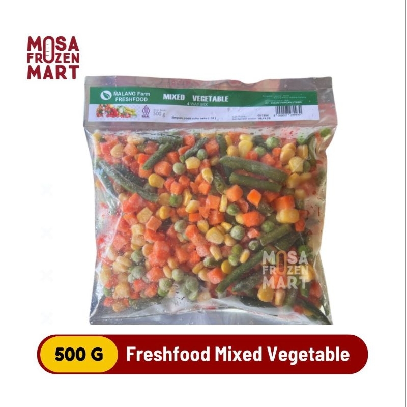 

Freshfood Mixed Vegetable Frozen 500 G | Sayur Beku