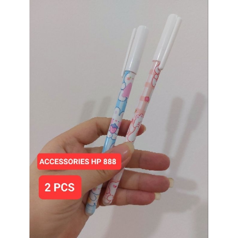 

ACCHP 2 PCS / PULPEN KARAKTER LUCU PEN SEKOLAH ERASER PULPEN GEL TINTA HITAM PENA KANTOR PENGHAPUS