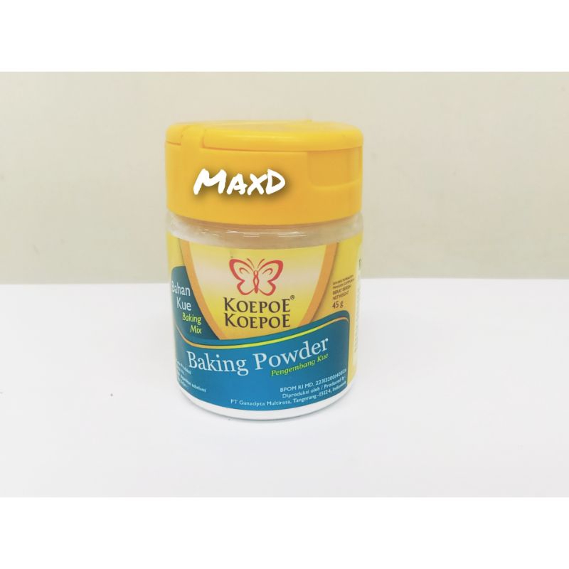 

Koepoe Koepoe Baking Powder 45g 1Pcs