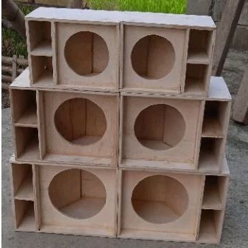 BOX SPEAKER MINISCOOP 5 inch bahan 8mili singgel