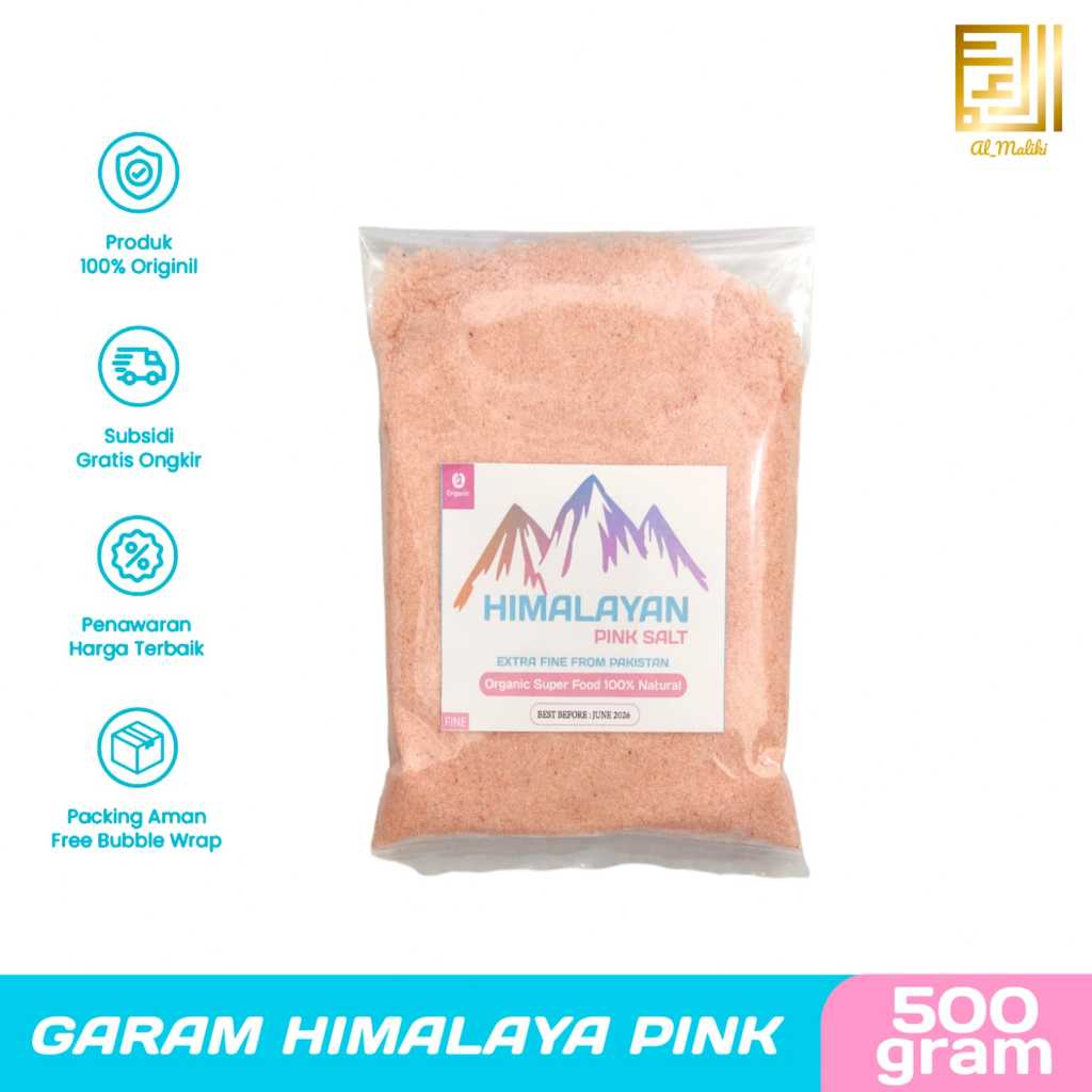 

Garam Himalaya Pink Organic 500gram I Himalayan Pink Salt