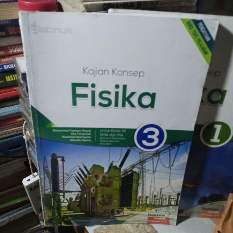 BUKU FISIKA/KAJIAN KONSEP FISIKA UNTUK SMA KELAS 12/3/XII  PENERBIT PLATINUM