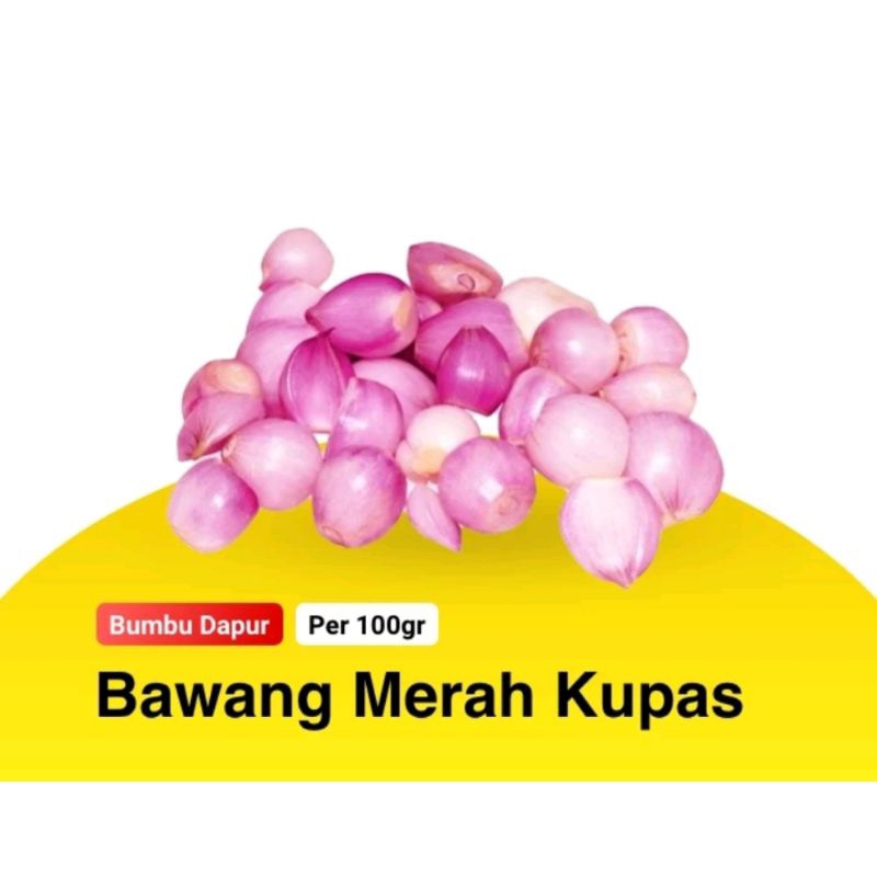 

Bawang Merah Kupas 100gr