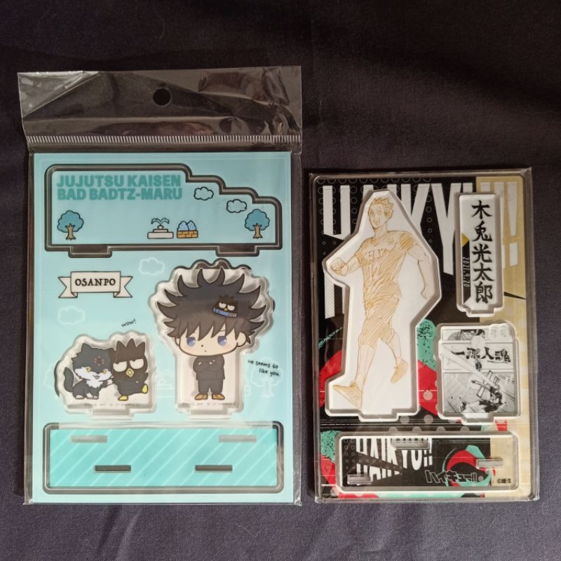 Acrylic standee megumi fushiguro jjk dan diorama bokuto haikyuu 2021