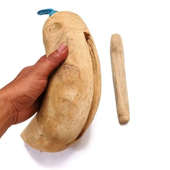 Kentongan akar bambu besar / kentongan bonggol bambu