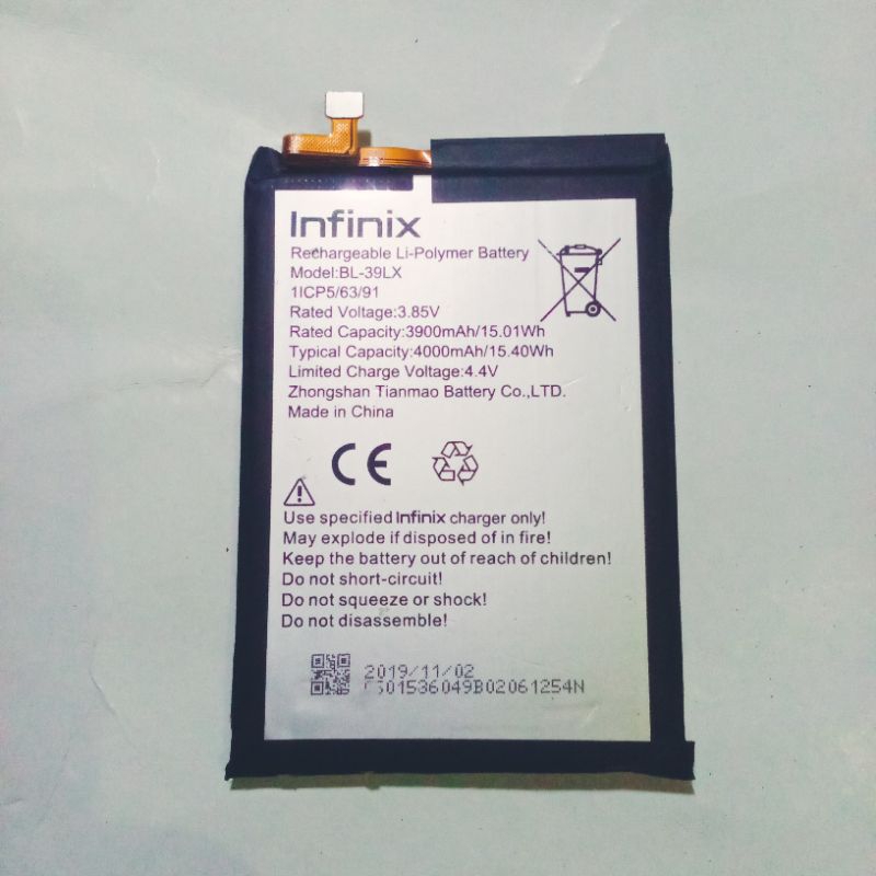 Baterai infinix bl-39lx