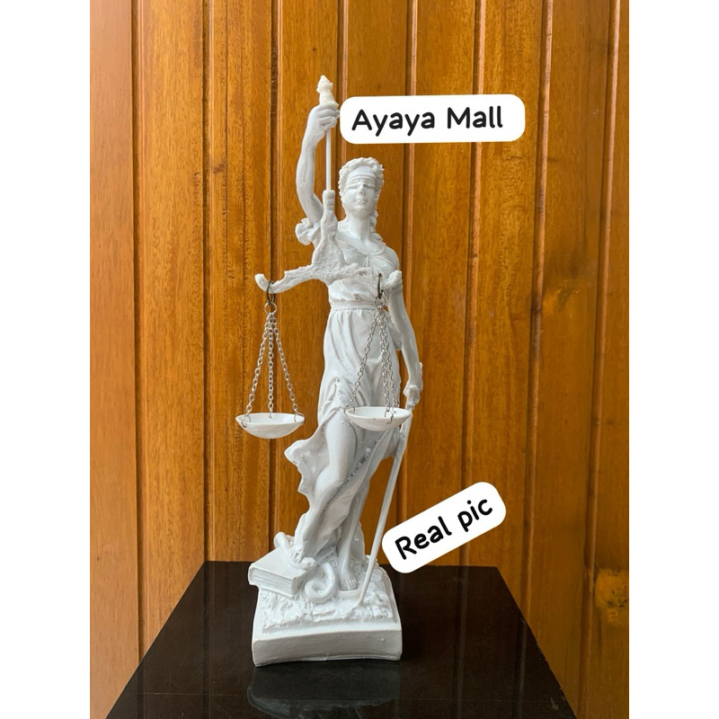 Patung Dewi Keadilan (Putih Glossy)