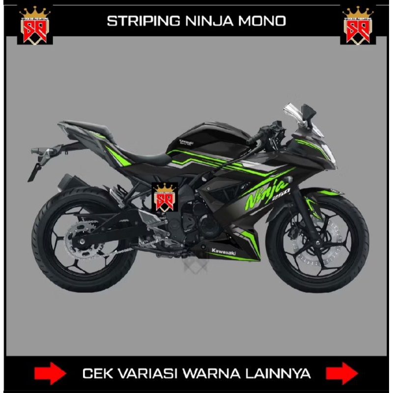 striping ninja mono sl/sticker kawasaki ninja mono 250 sl/