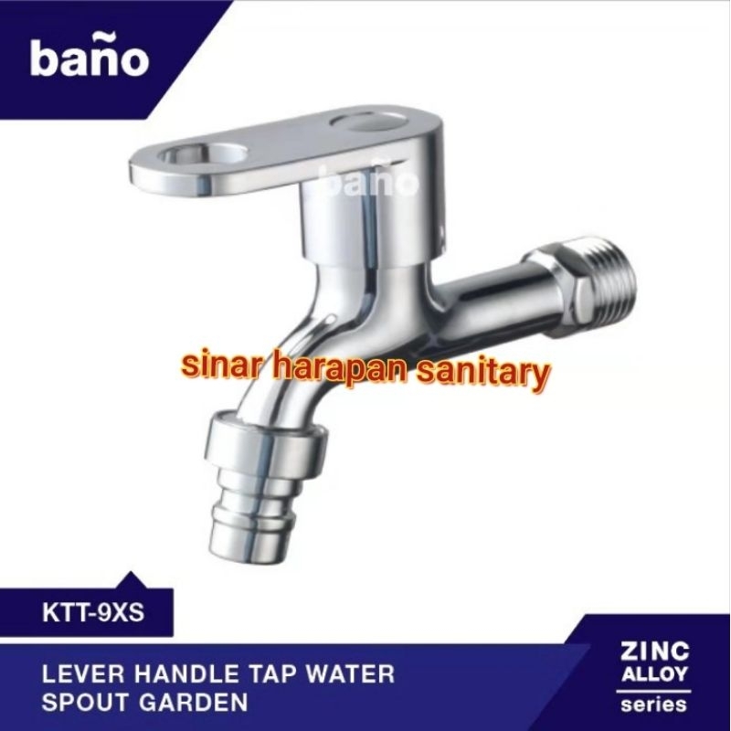 Kran taman bano chrome / Keran bano / Kran bano engkol