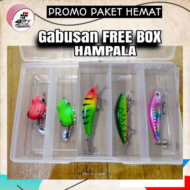 lure paket softfrog & minnow free box