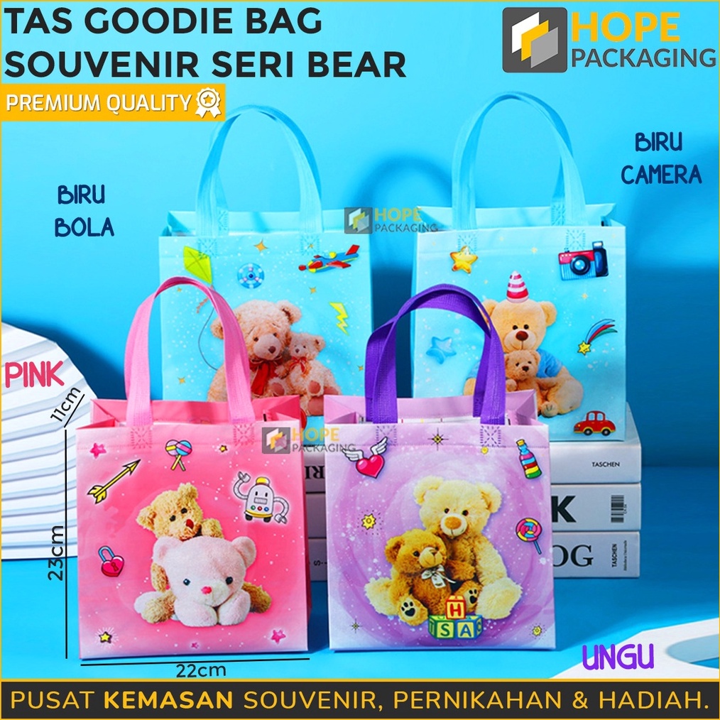

DISKON Tas Goodie Bag Motif Bear Goodie Bag Ulang Tahun Tas Bingkisan Ulang Tahun Tas Hadiah Goodie Bag Snack Tas Jinjing Tas kado Tas Goodie Bag Hampers Tas Hadiah Ultah