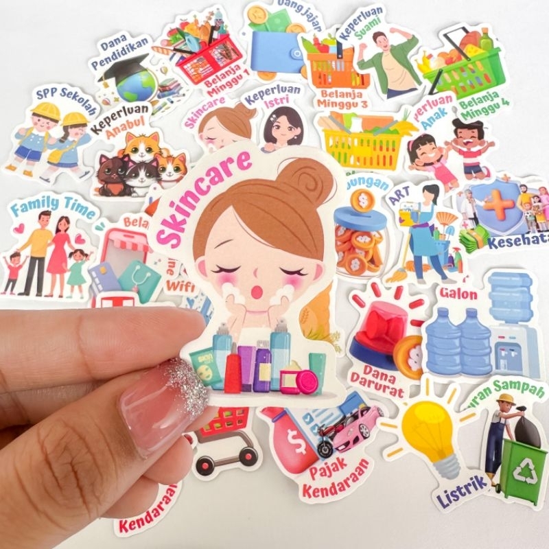 

STIKER BUDGETING LUCU UNTUK MENGATUR KEUANGAN