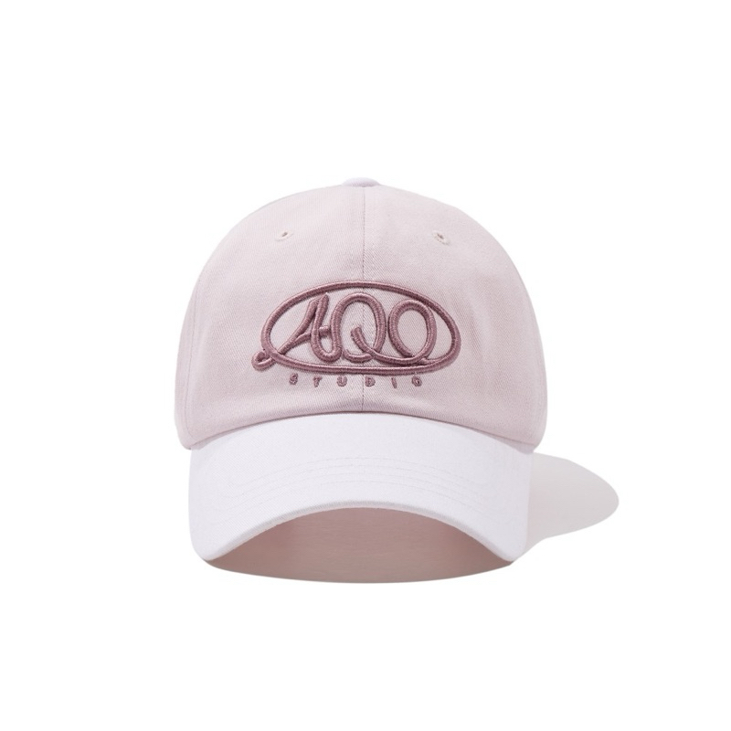 (PO KOREA) AQO STUDIO - AQO CIRCLE LOGO BALL CAP - ORIGINAL KOREA
