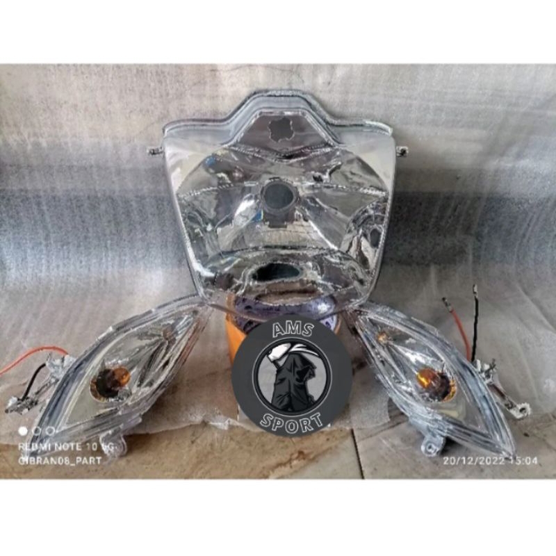 COVER LAMPU REFLEKTOR DEPAN HONDA KARISMA X 125 LAMPU KARISMA 125 D PLUS SEIN DEPAN HONDA KARISMA 12