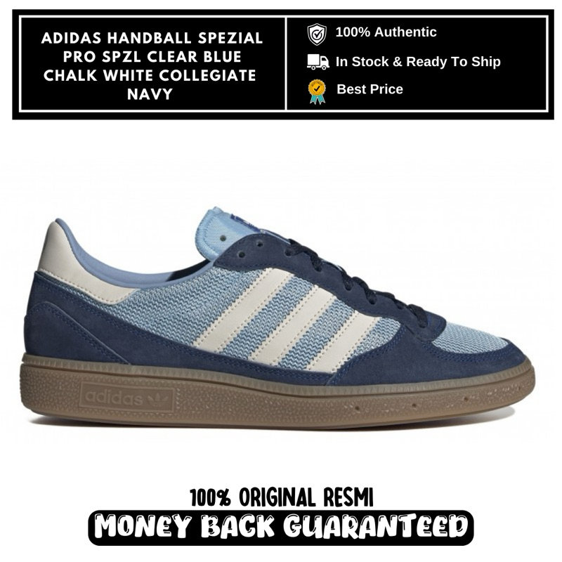 Adidas Handball Spezial Pro SPZL Clear Blue Chalk White Collegiate Navy (IG8942) - 100% Original Res