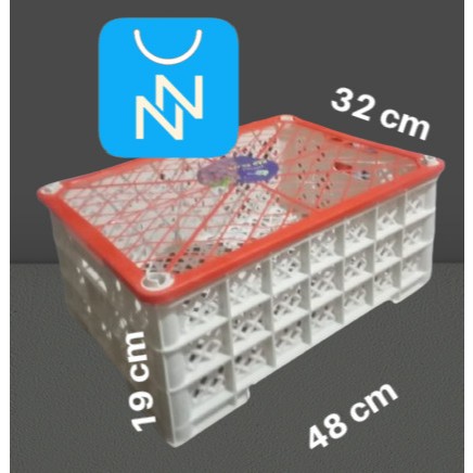 Keranjang bekas buah sangat tebal dan berat/kondisi minus
