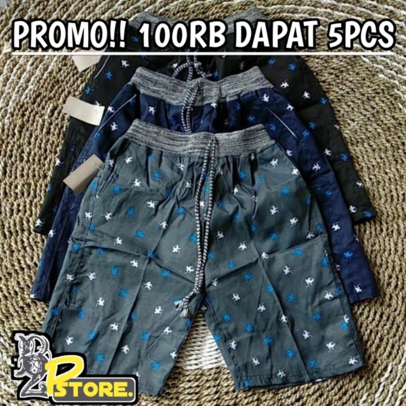 Promo!!! Celana Pendek Chinos Motif 100RB dapat 5Pcs