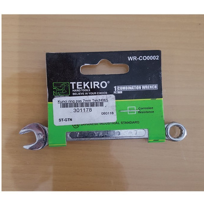 Kunci Ring Pas 7mm Tekiro