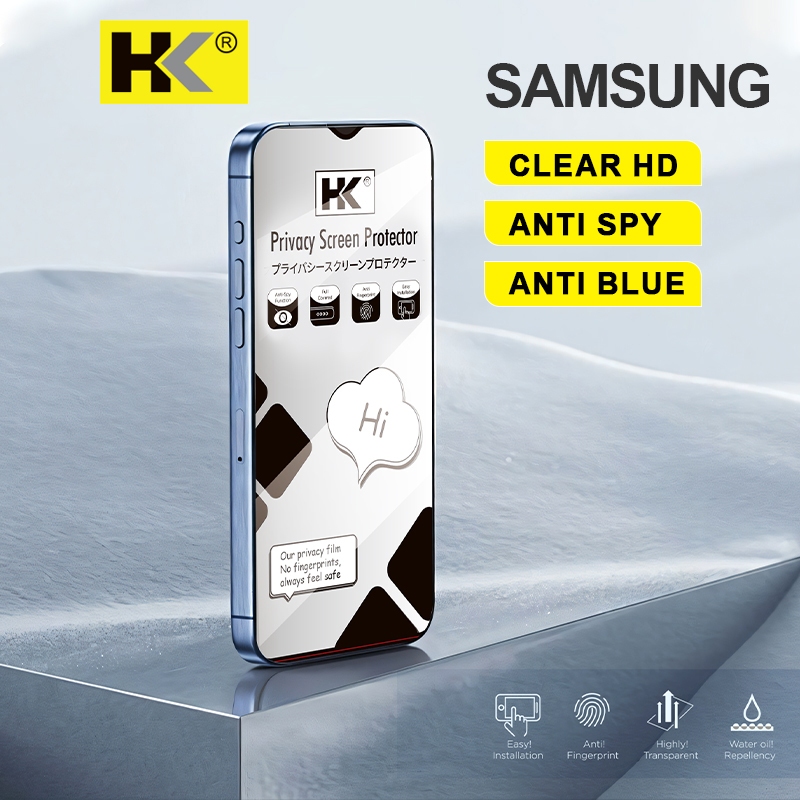 Rumah_Hpkuu Hk Samsung Anti Gores Anti Blue Clear Hd Tempered Glass Samsung A05 A05S A06 A15 A20 A22