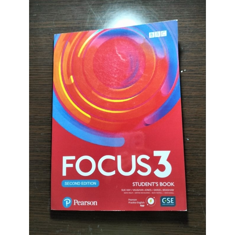 Buku Focus 3 Pearson BBC (buku bekas, tdk ori)