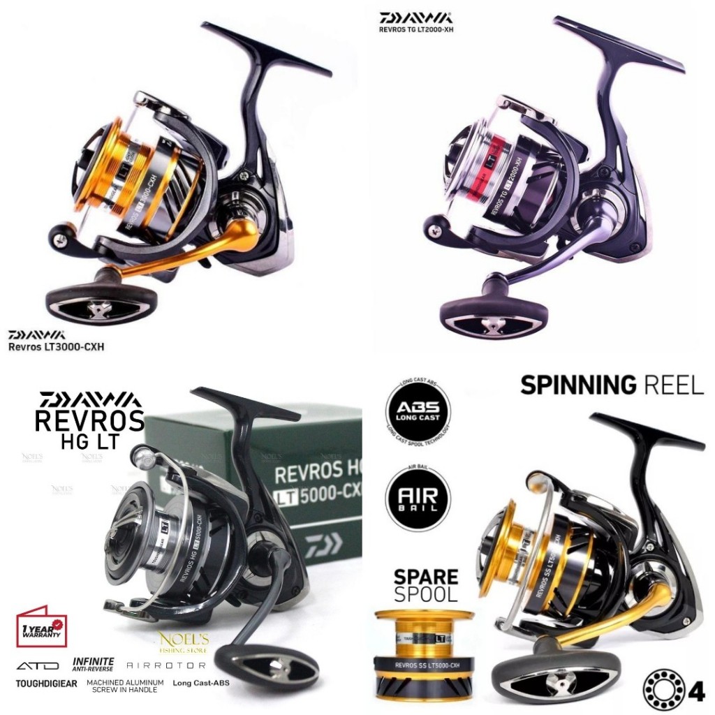 Reel Daiwa Revros POWER HANDLE ukuran 3000 Bervarian