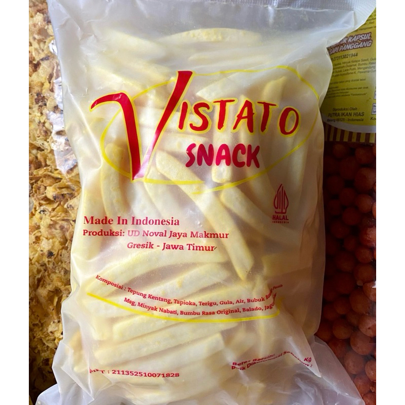 

VISTATO KENTANG KEMASAN PLASTIK 750GRAM