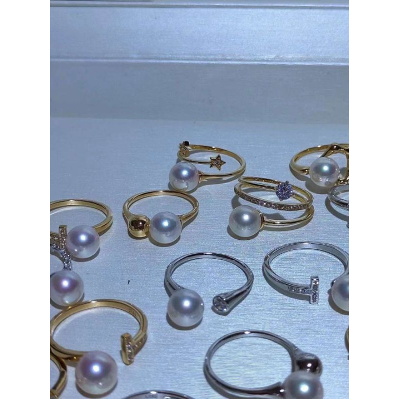 cincin Akoya Mutiara air Laut