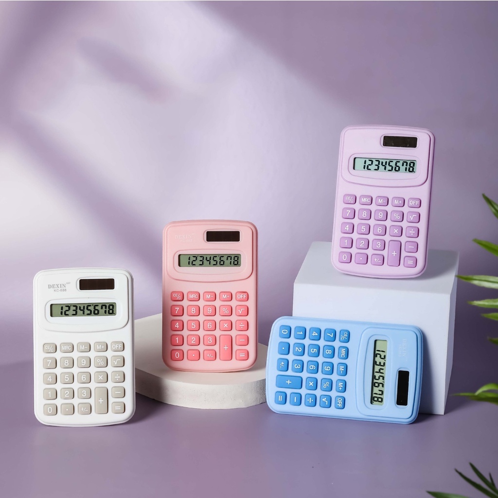 

Kalkulator Mini 8 Digit Bisa Masuk Kantong Saku / Calculator Mini Pocket Sized 8 Digit Warna Lucu