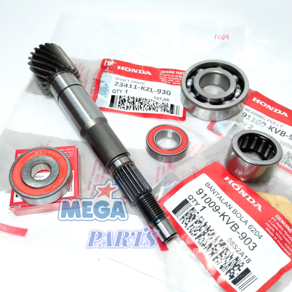 As Pully Belakang Beat Fi Scoopy Spacy F1 Bearing 6204 Lahar 6002 Bering Puli Bambu Laher Kzl Pulley