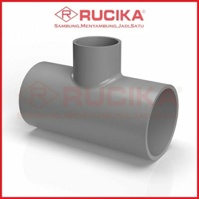 TEE PVC AW Rucika 6" Inch