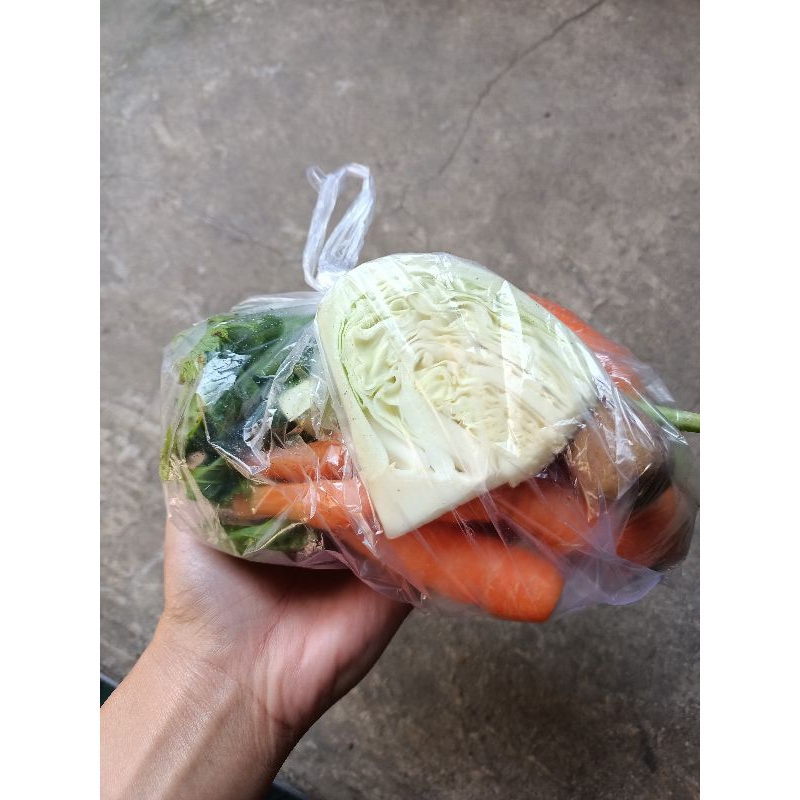 

Paket sayur (sayur sop dan sayur asem)