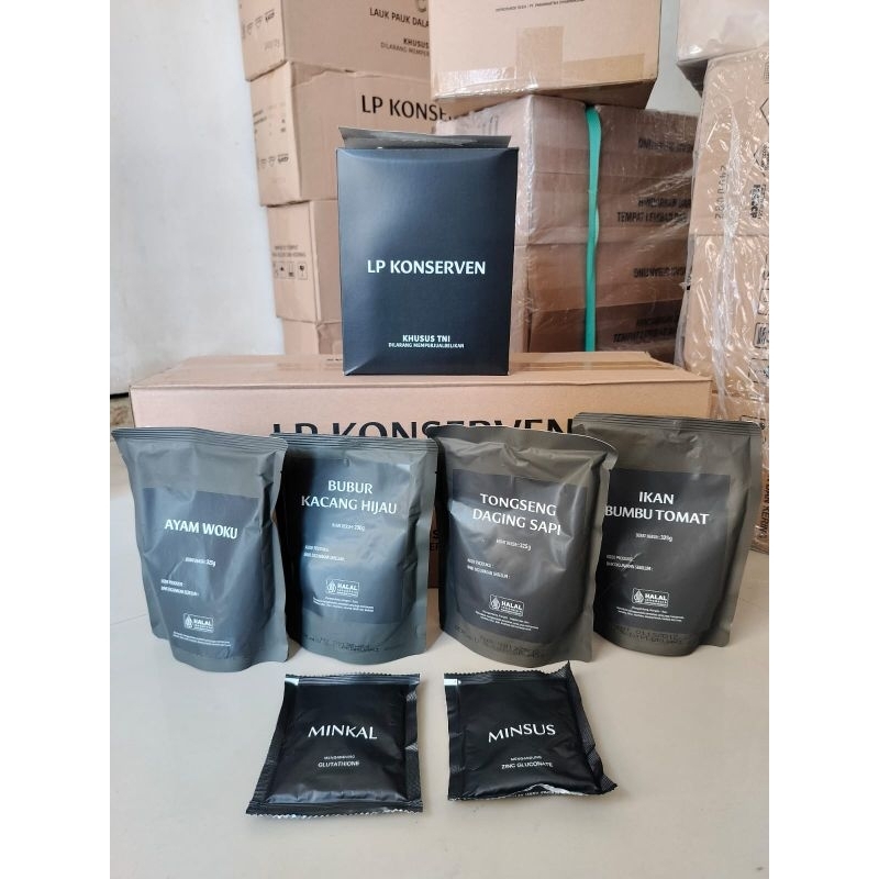 

RANSUM LP LAUK PAUK KONSERVEN JATAH TNI EXP FEBRUARI 2025 / LP KONSERVEN LAUK PAUK TNI