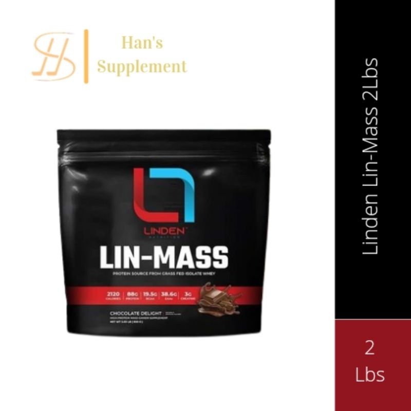 Linden Lin-Mass 2Lbs Mass Gainer Susu Penambah Berat Badan BPOM