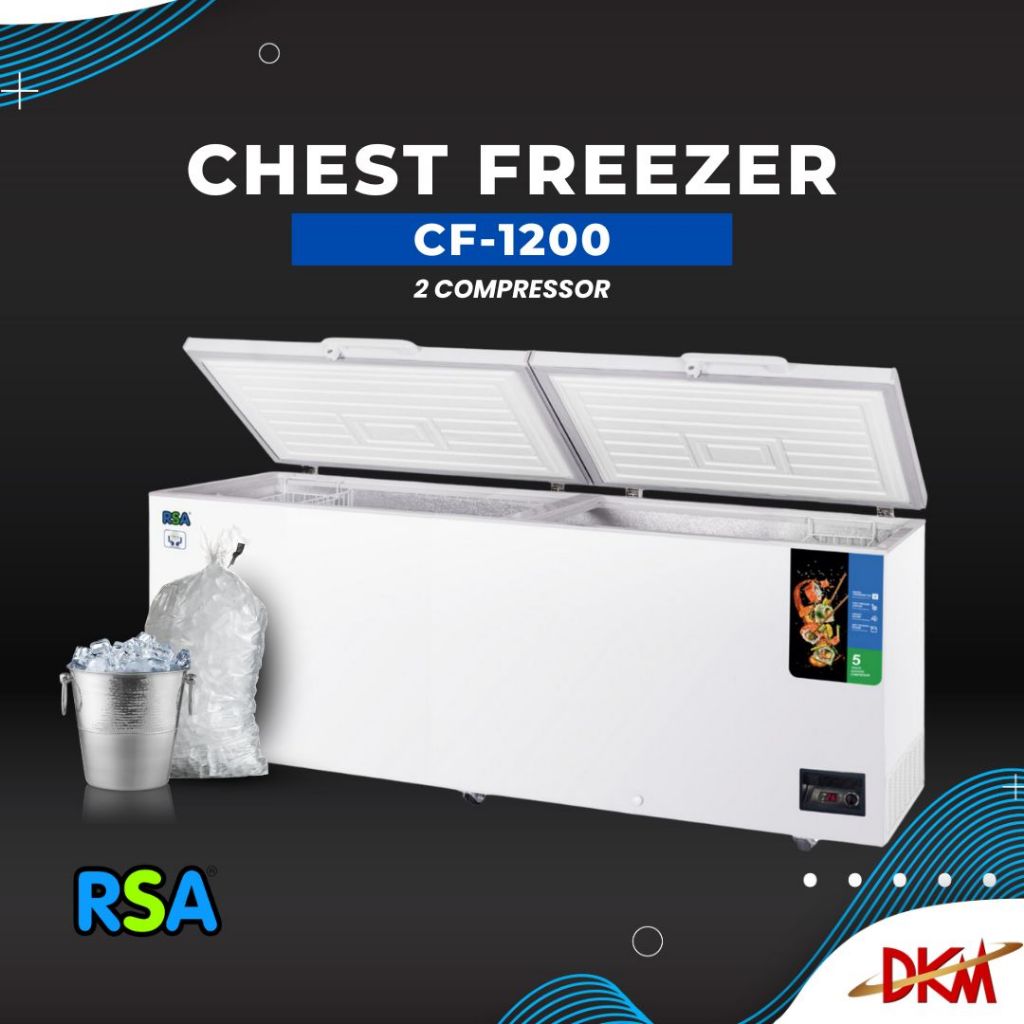 Chest Freezer Box  CF-1200/Freezer Box RSA CF1200/CF 1200 RSA/Freezer Box 1000liter