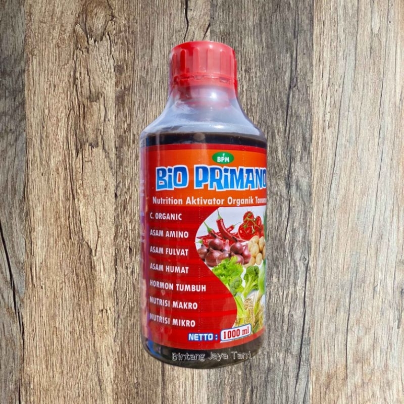 BIO PRIMANO 1 LITER/ PUPUK ASAM AMINO, ASAM HUMAT, ASAM FULVAT, C. ORGANIC, HORMON TUMBUH, NUTRISI M