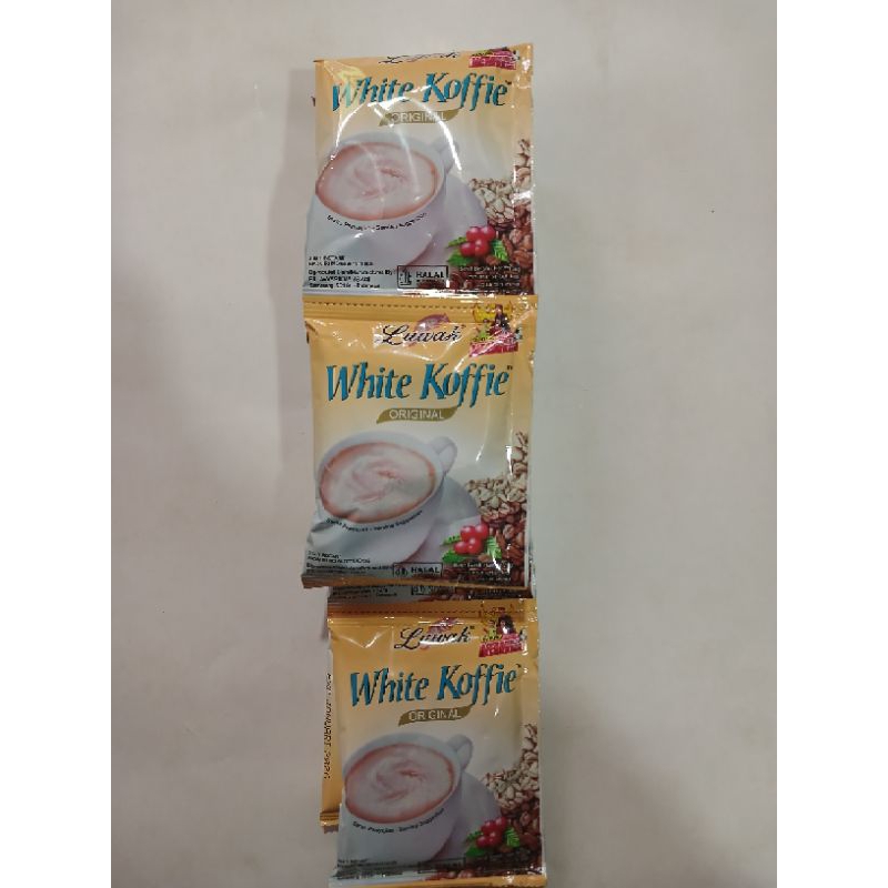 

Luwak White Koffie Renceng isi 10 sachet