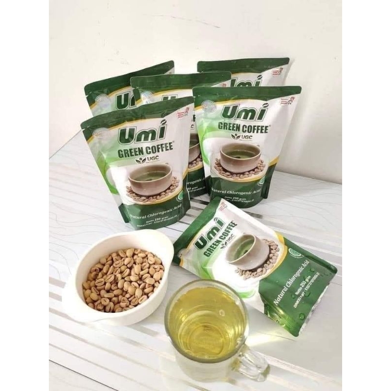 

umi green coffe pelangsing dan kesehatan berat bersih 250 gram