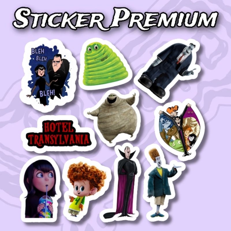 

Sticker Hotel Transylvania pack isi 10 pcs waterproof
